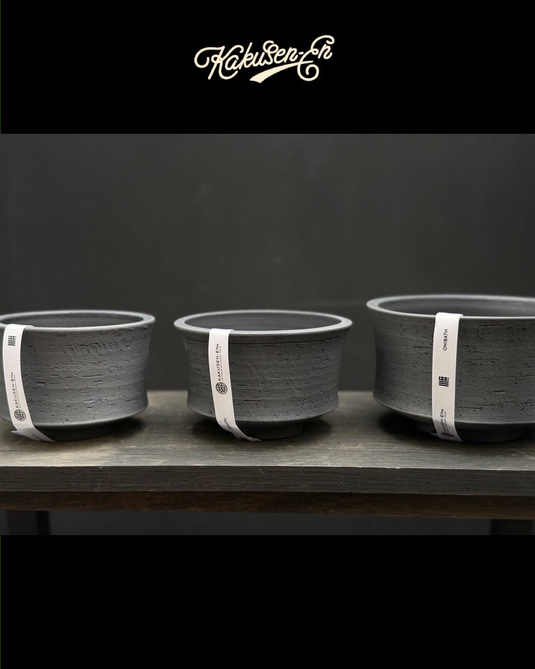 三洲みやび鉢 鶴仙園Classic Model BK(KUNKOKU) 新作ボールタイプ S、M