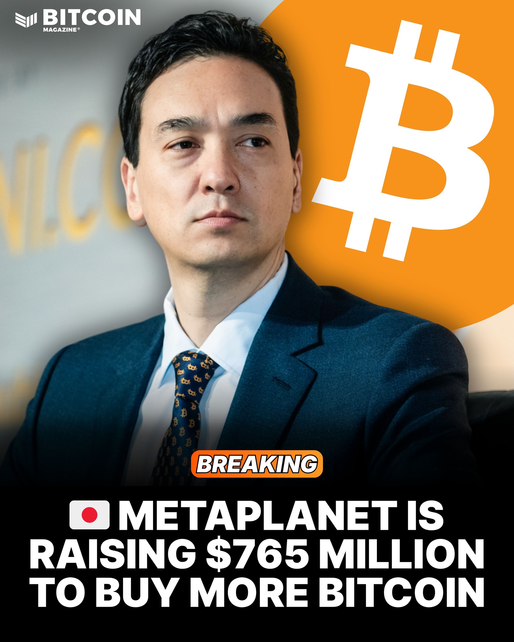 BREAKING: 🇯🇵 Metaplanet is raising $765 MILLION to buy more