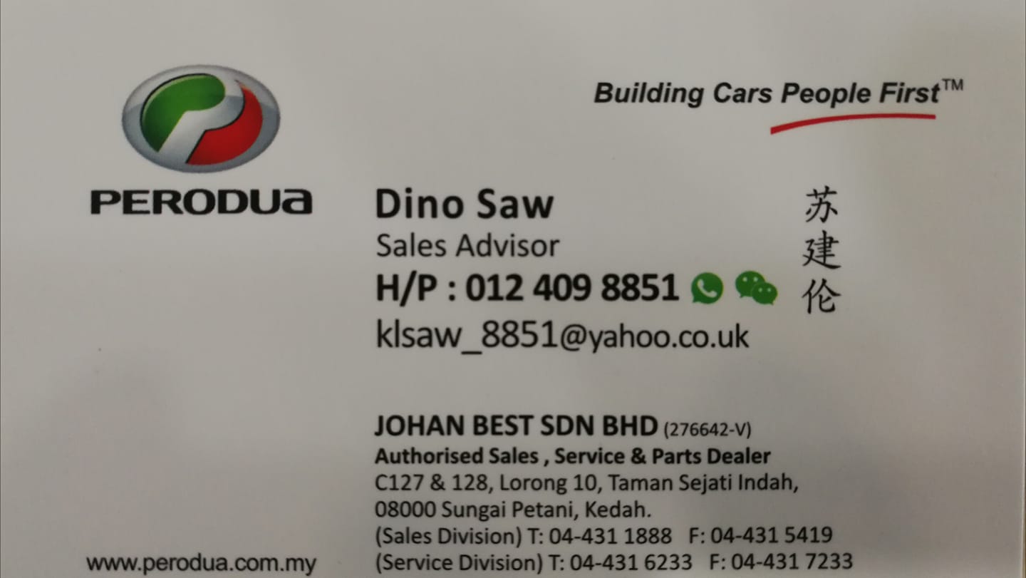 Perodua Dinosaw Home Facebook