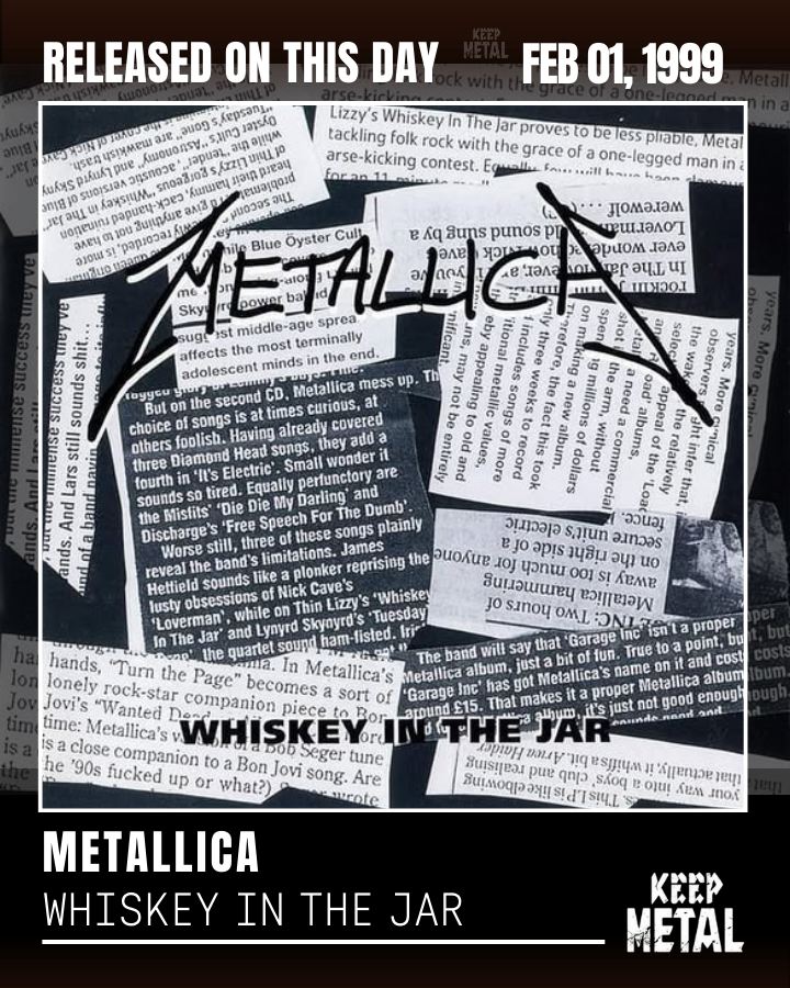 Adesivo Whiskey In The Jar – Thin Lizzy, Metallica, Dubliners, Pogues – Irish Trad