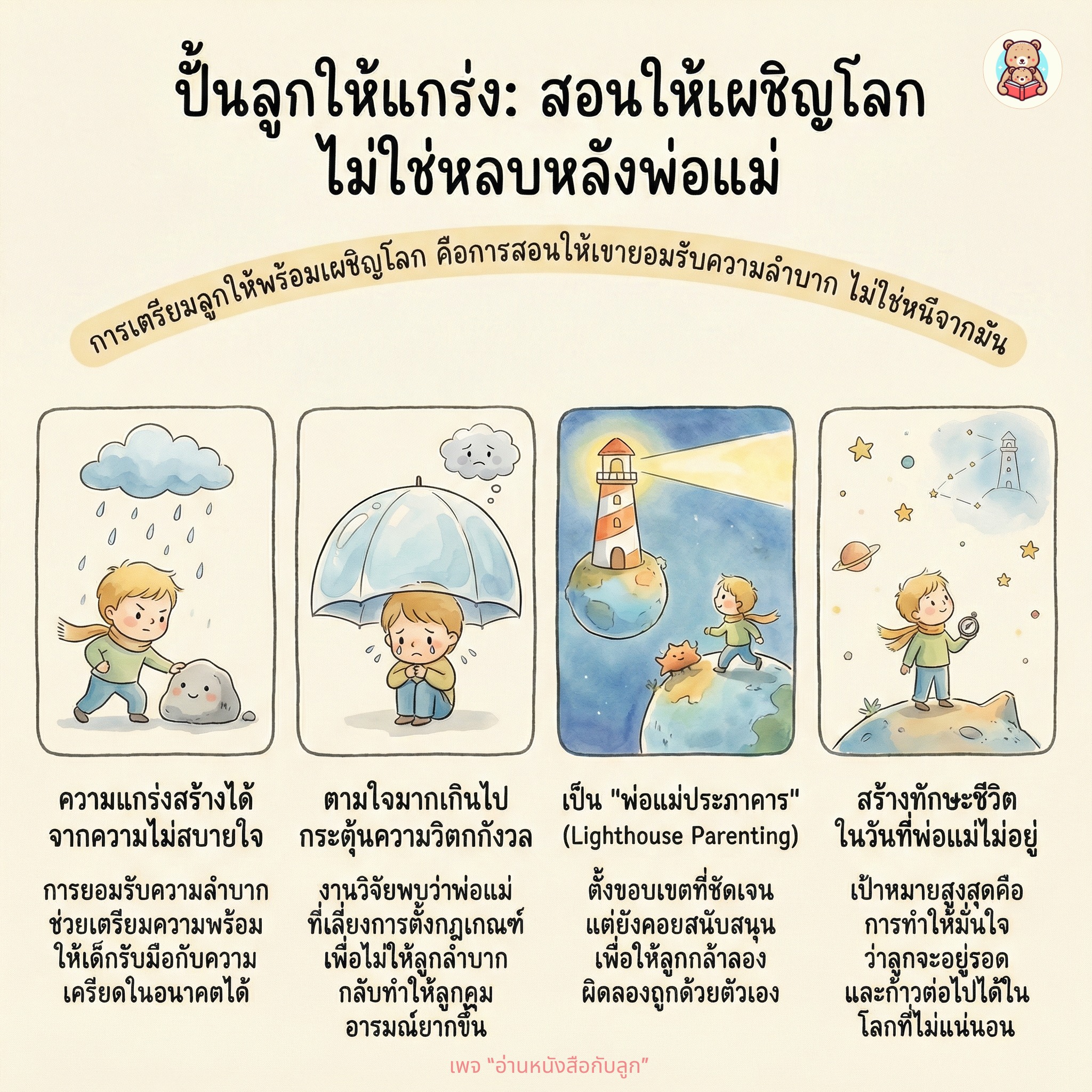 อ่านหนังสือกับลูก - เพราะความรักที่พยายามปกป้องลูกจากทุกอุปสรรค อาจ ...