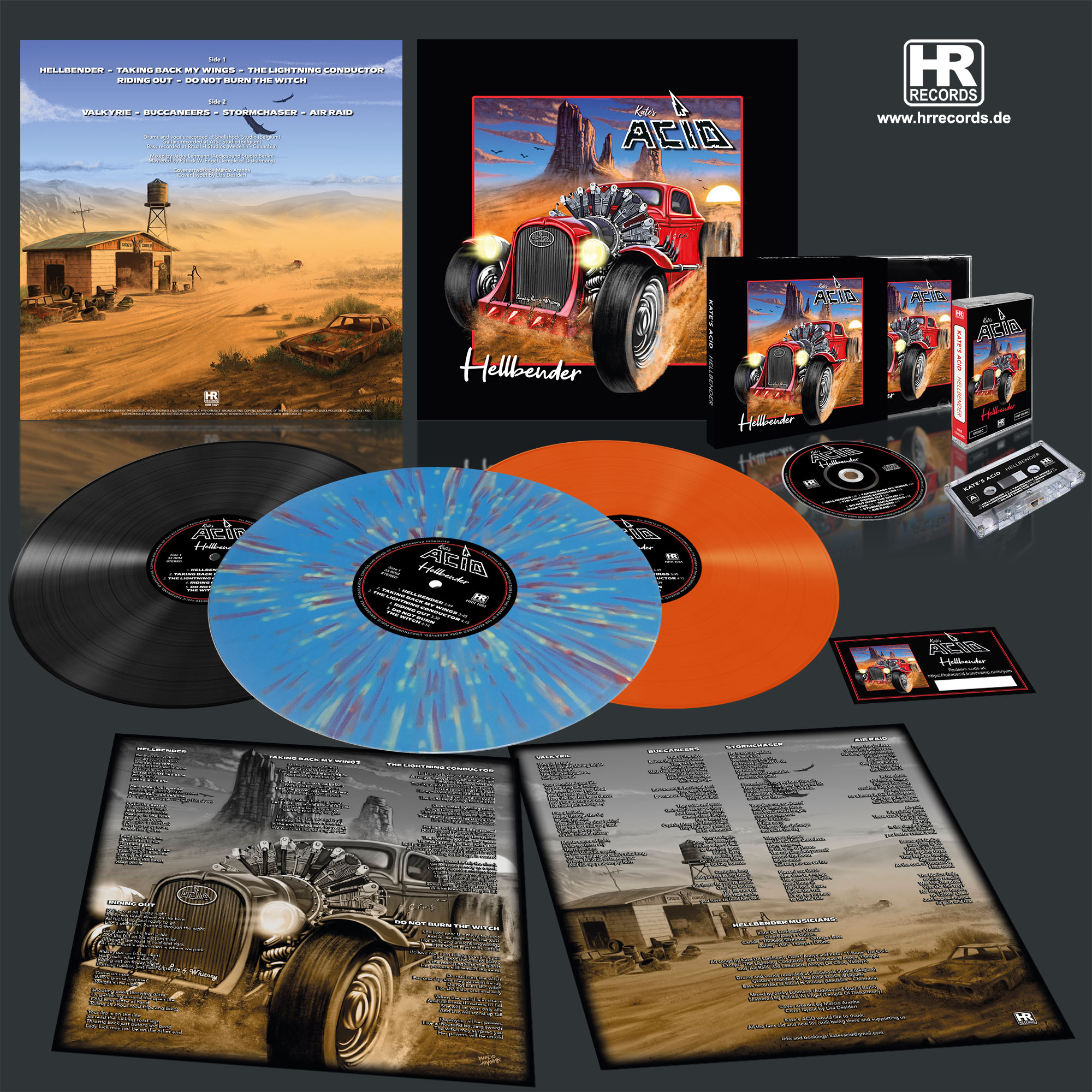 Kate's ACID - Hellbender (HRR 1061) LP / CD / TAPE Out now! Order