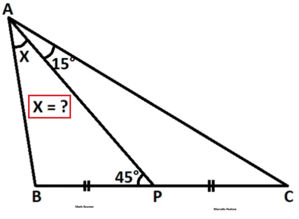 A Mind Blowing Math Olympiad Geometry Problem