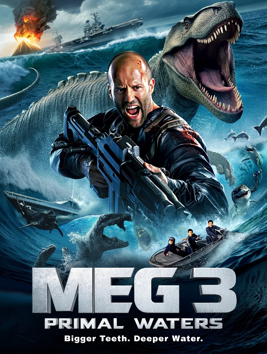 Movie - 🎬 MEG 3: PRIMAL WATERS 🦈 Starring: Jason Statham, Wu Jing ...