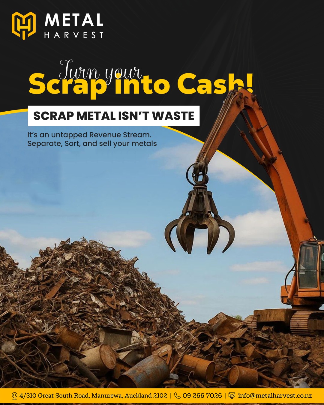 Metal - ♻️ Turn your scrap into cash! 💰 Scrap metal isn’t waste — it’s ...