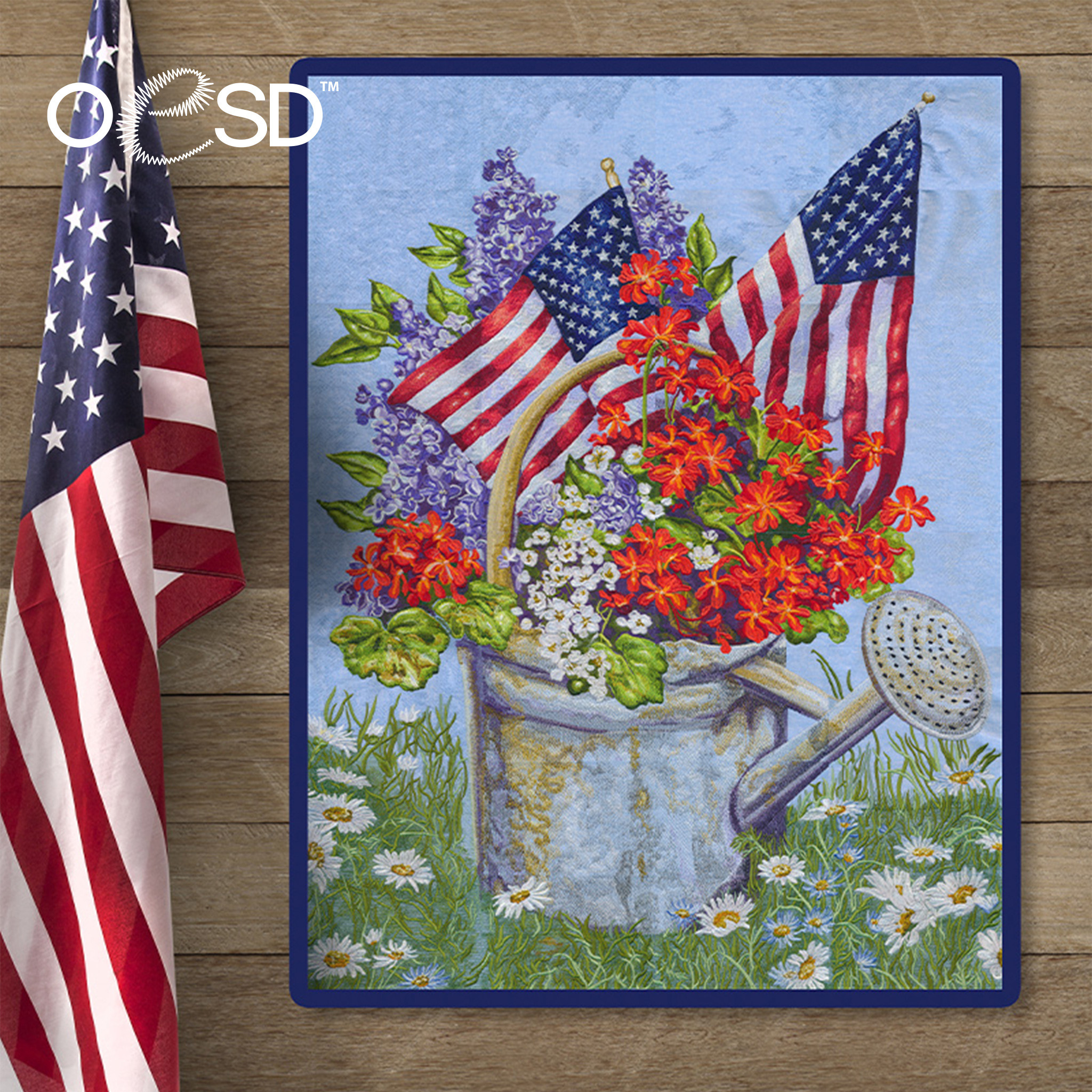 ?? Celebrate the red, white, and blue with Summer Glory Tiling 
