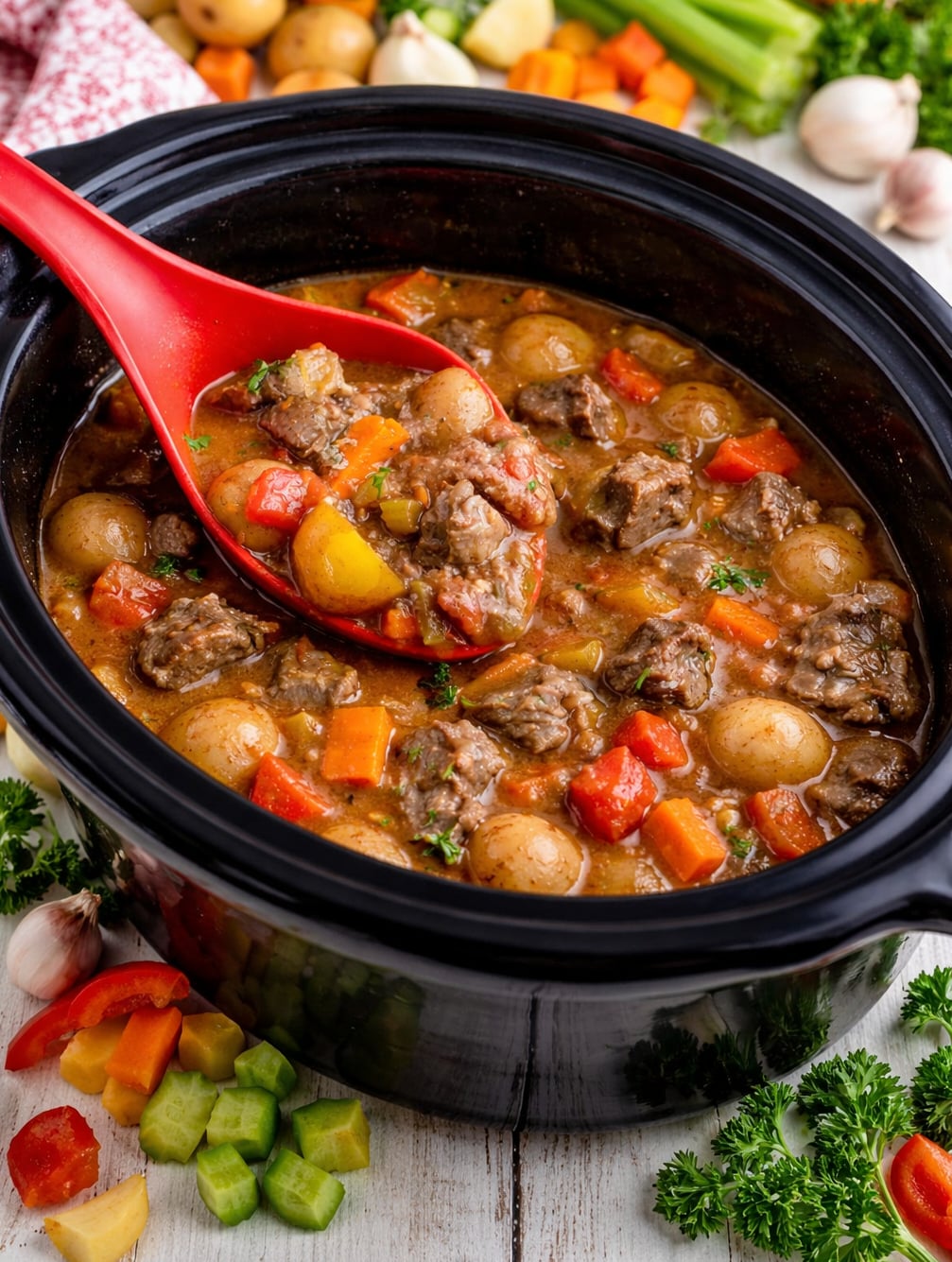 Incredible - OLD SCHOOL BEEF STEW: This is that thick, stick-to-your ...