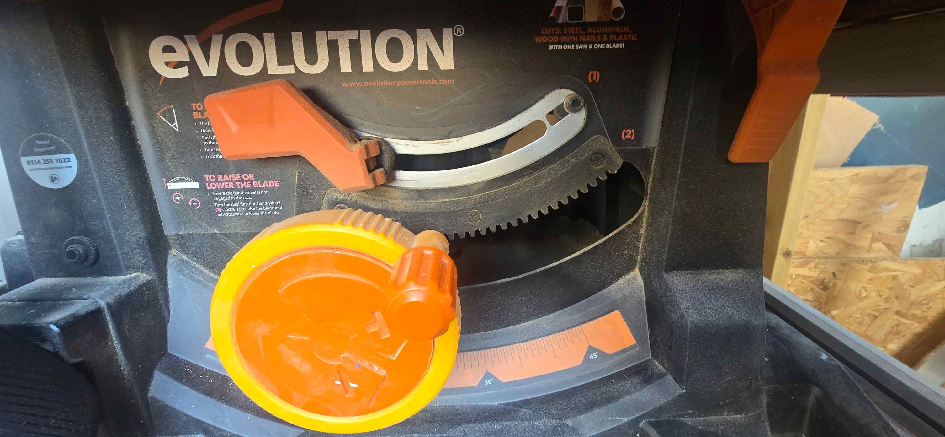 Evolution Rage 5 S table saw 220-240v 255mm - Saws & Blades - Hayle ...