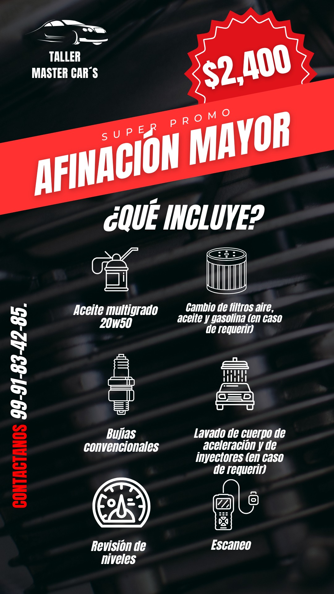 Master - Taller Automotriz Master Cars SOLO PAGA $2,400 ⚡ Prepara tu ...