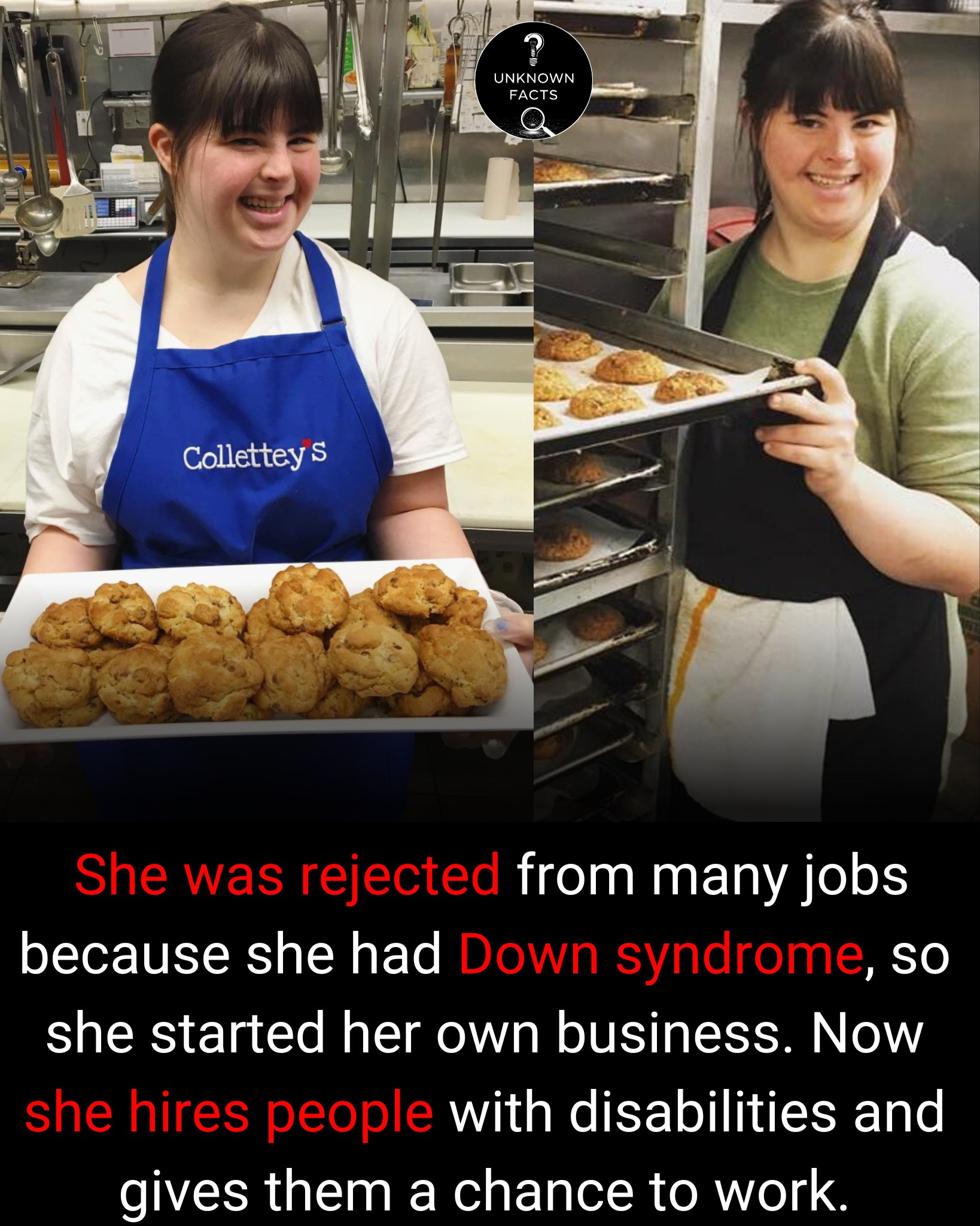 Unknown Facts - Collette Divitto is a woman with Down... | Facebook