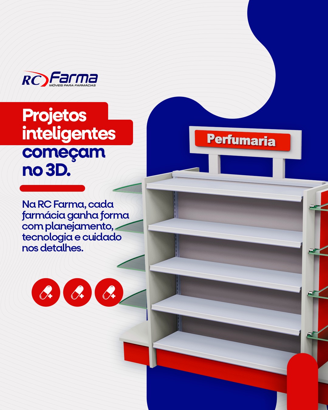 RC Farma Móveis para Farmácia | São José do Rio Prêto SP