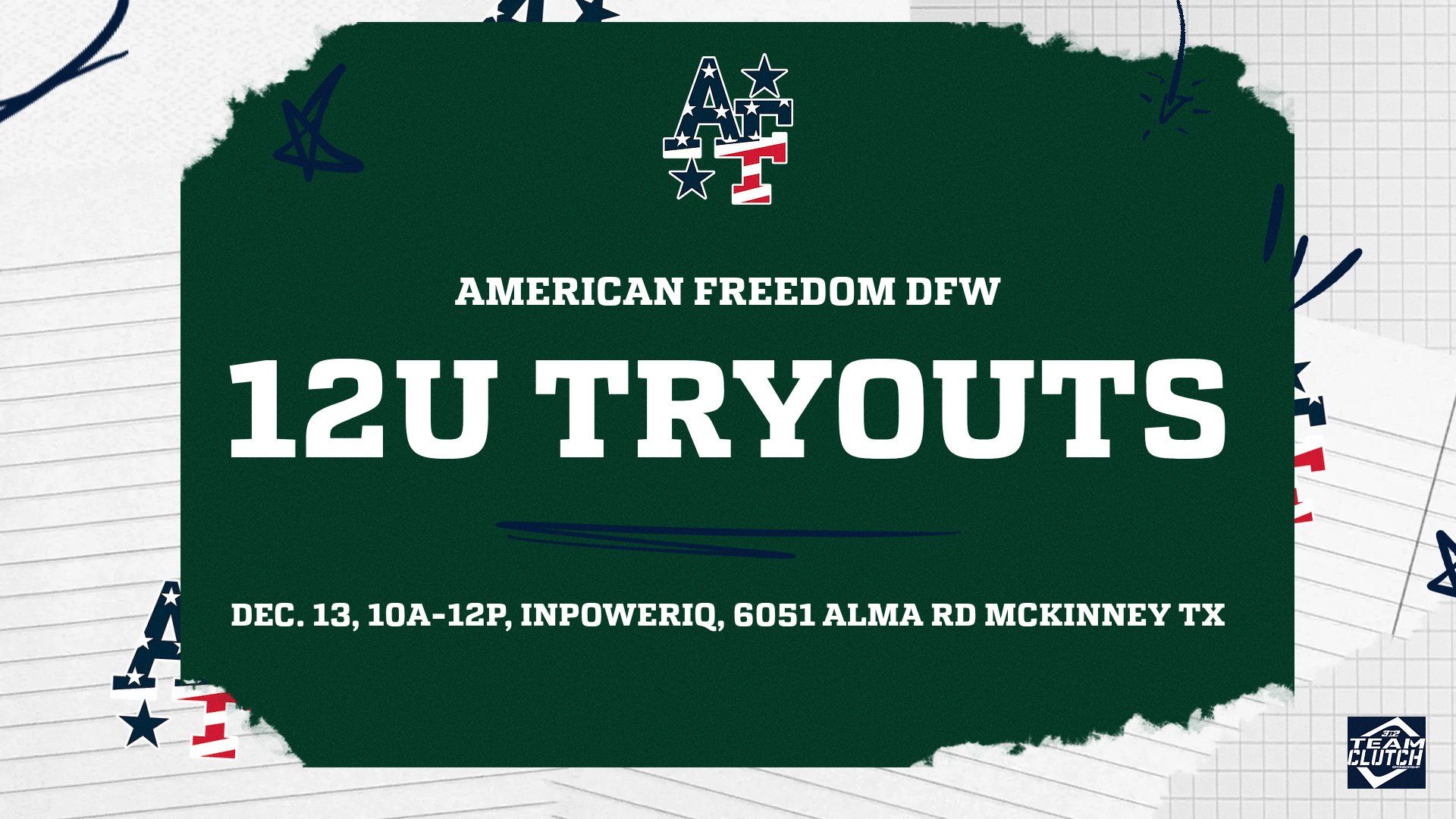 We're calling all young athletes! 12U... - American Freedom | Facebook