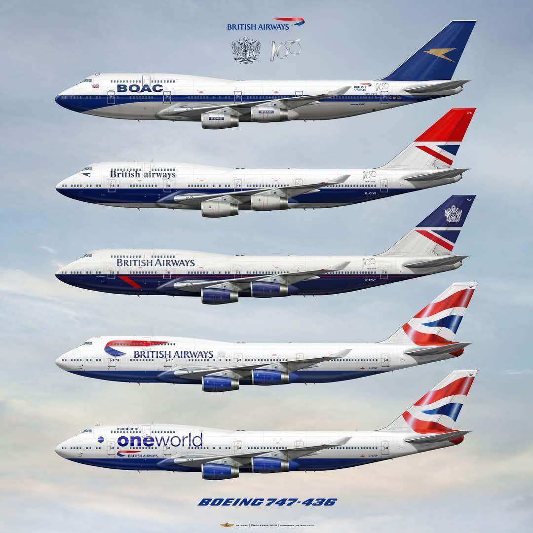 BA Airlinertags B747-400 コンビ色 🌟 Discover the British Airways Airlinertags Series! 🌟 From the