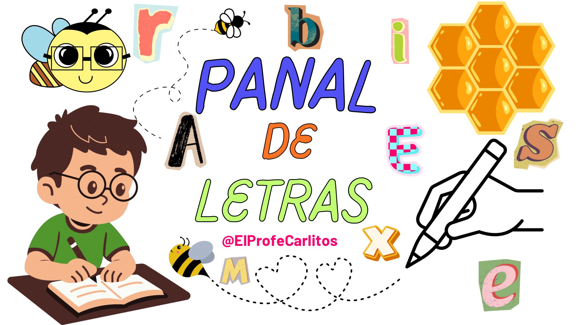 🐝 Panal de letras 📝 ️Actividad para... - El Profe Carlitos | Facebook