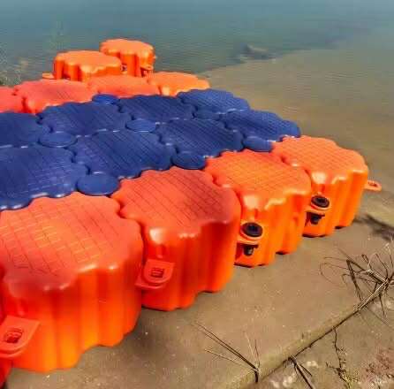 Rubber - Floating Plastic HDPE Bridge is a game-changer in flood-prone ...