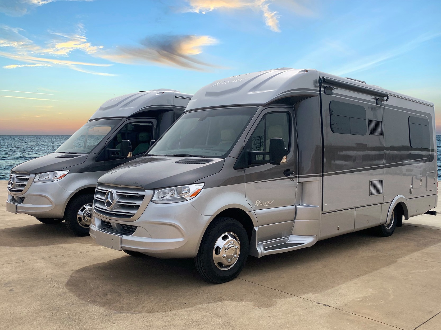 Regency RV - Regency's Ultra Brougham presents a curved... | Facebook