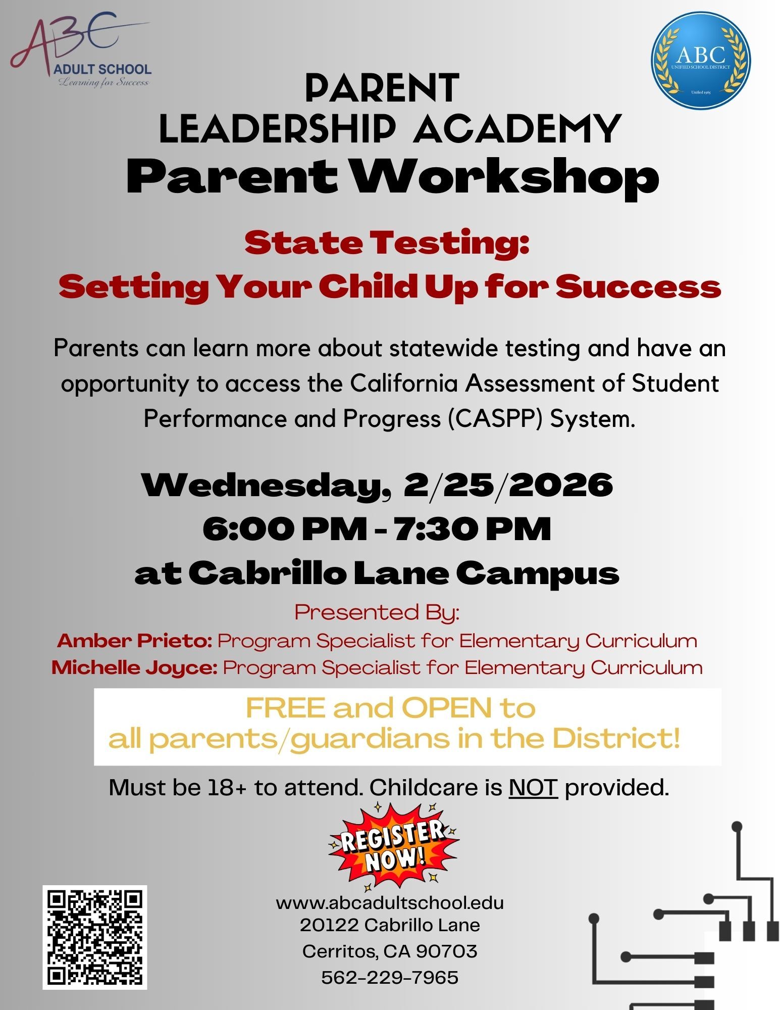 ABC - Register online for ESL classes! Fall trimester starts 8/22! # ...