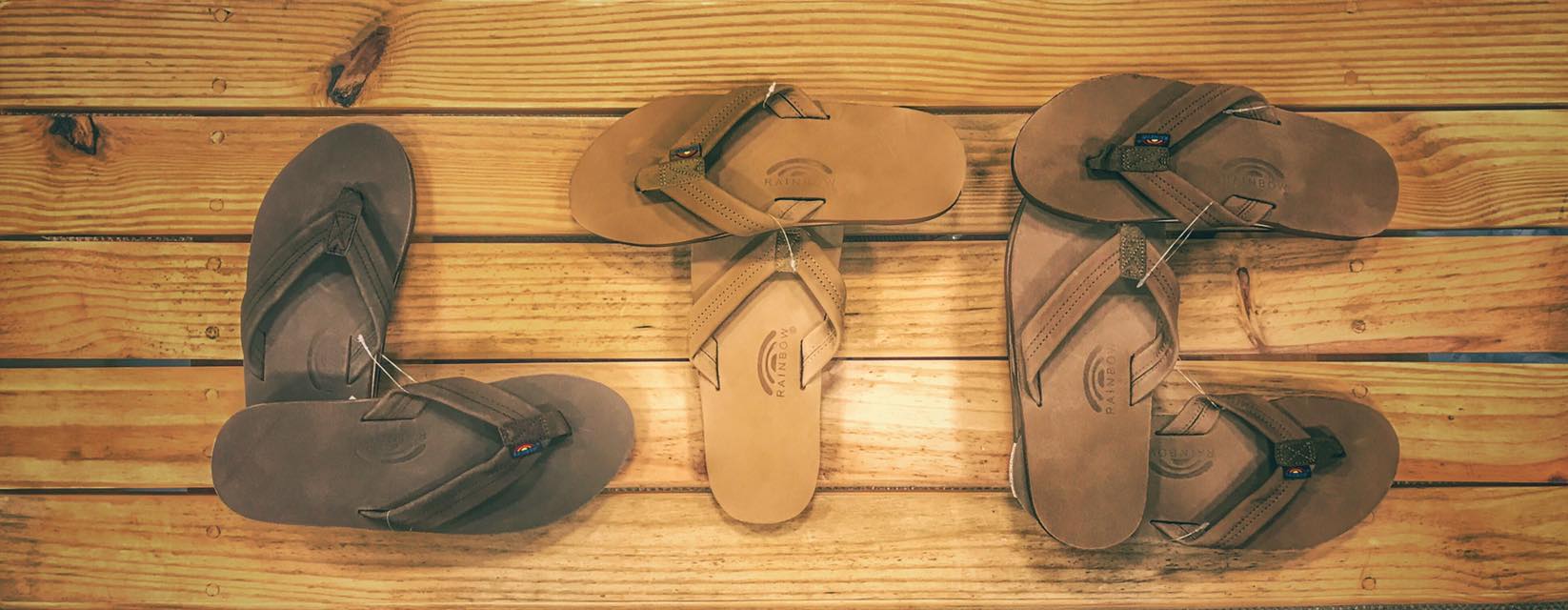 Rainbow sandals now available at Leggett Town and Country