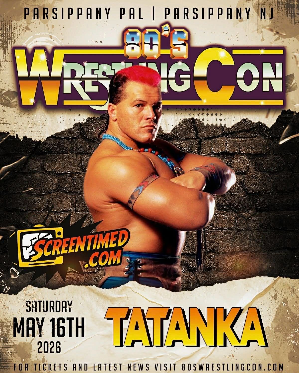 I will be appearing at 80's Wrestling Con! 🔥 #WWE #Wrestling