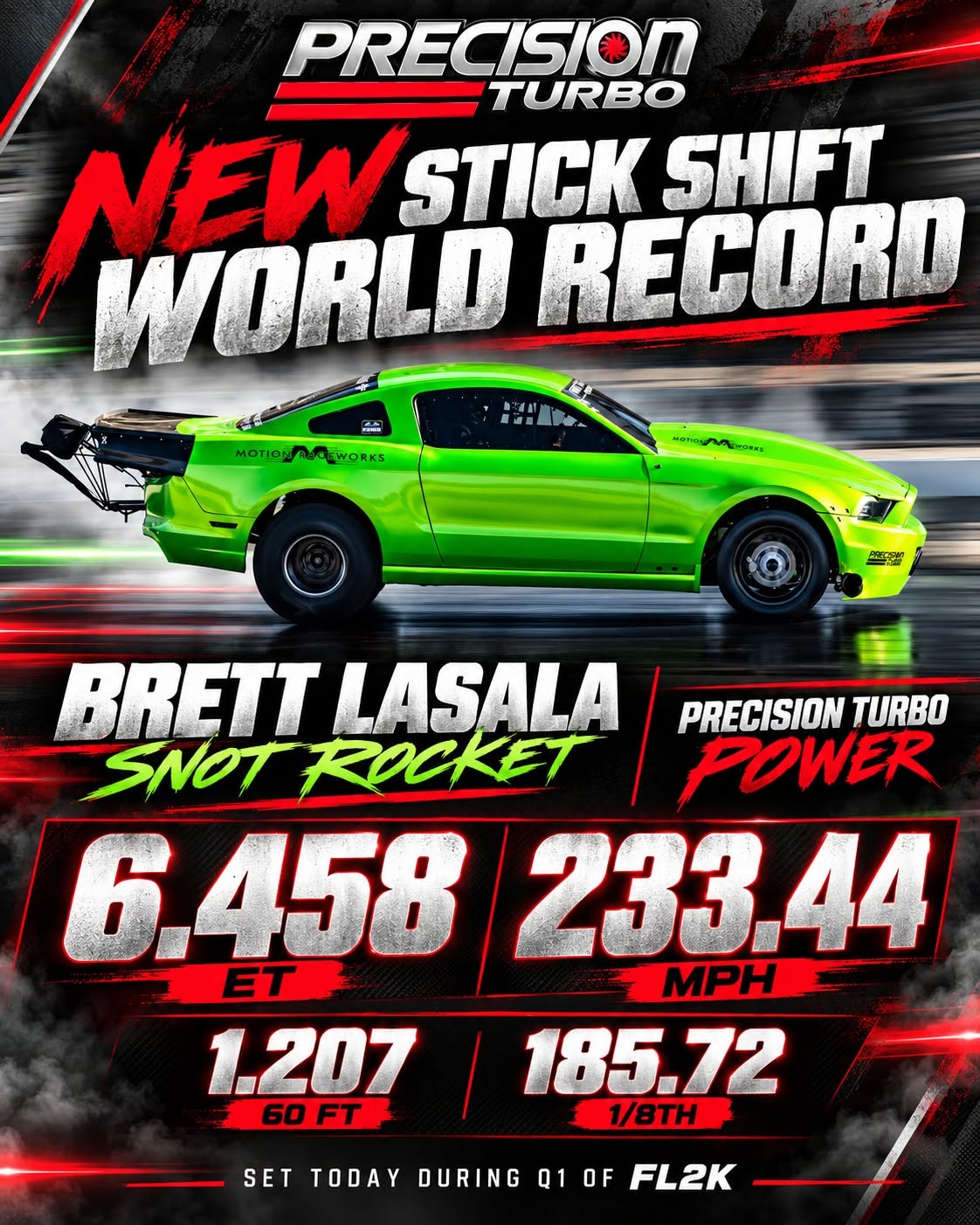 変速難有 カーゴフォーク + Hot Chili Slap the Slalom NEW STICK SHIFT WORLD RECORD Congratulations to Brett LaSala and