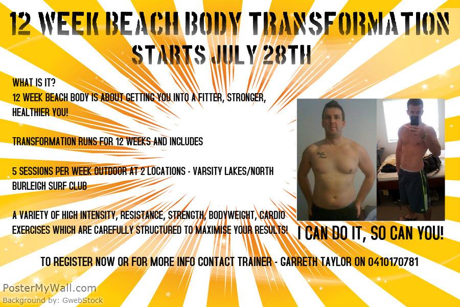12 Week Beach Body... - 12 Week Beach Body Transformation