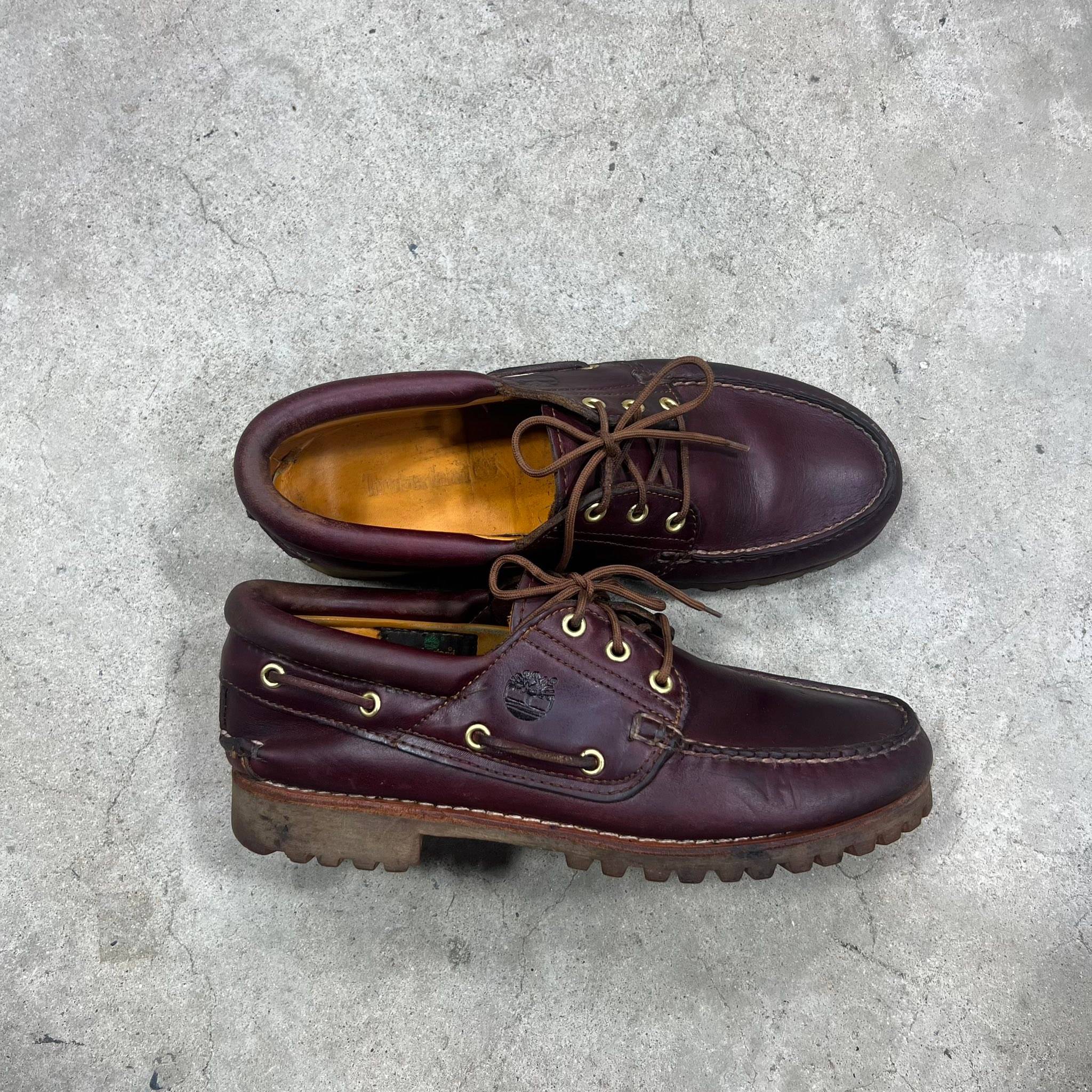 Timberland 3eye Classic Lug 25.5cm ブラウン Timberland รุ่น 3-Eye Classic Lug , Burgundy Size 8.5US/ 43-44EUR
