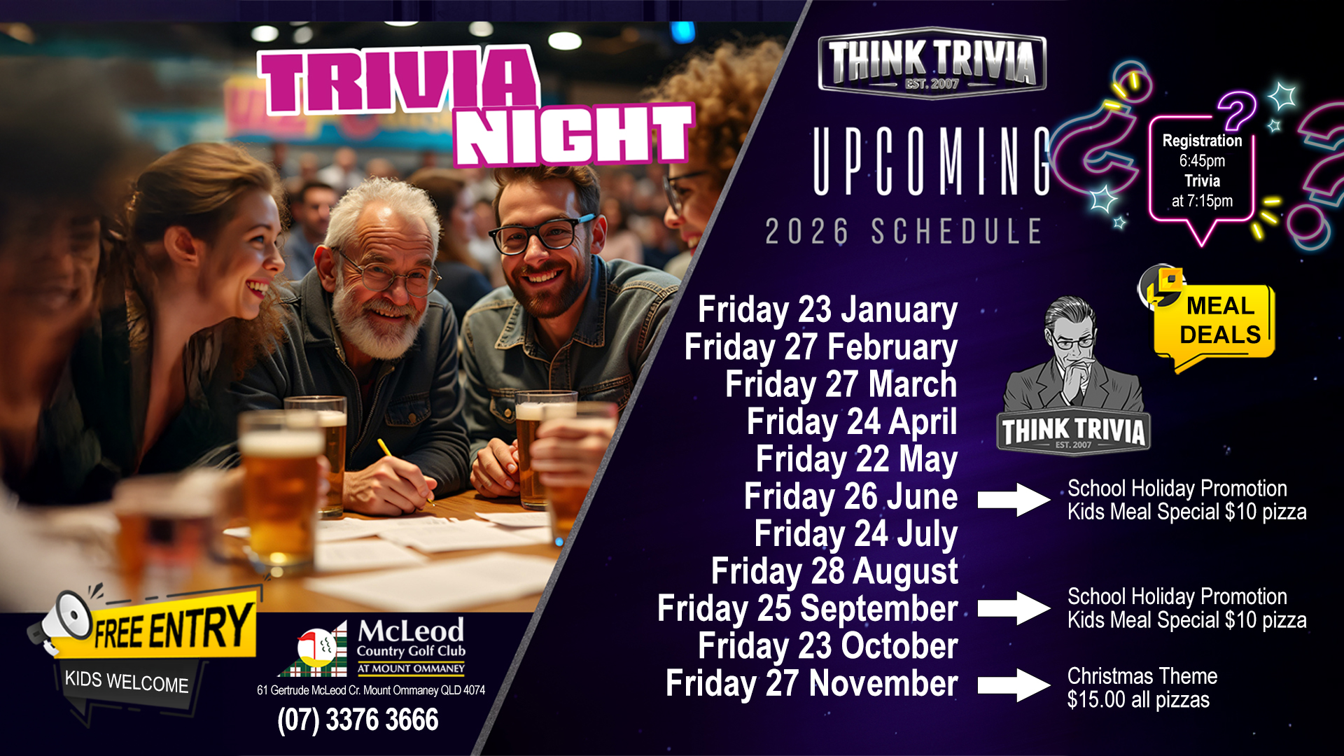 McLeod - 🧠🎉 Friday Trivia Nights are on at McLeod! 🎉🧠 Ready to put your ...