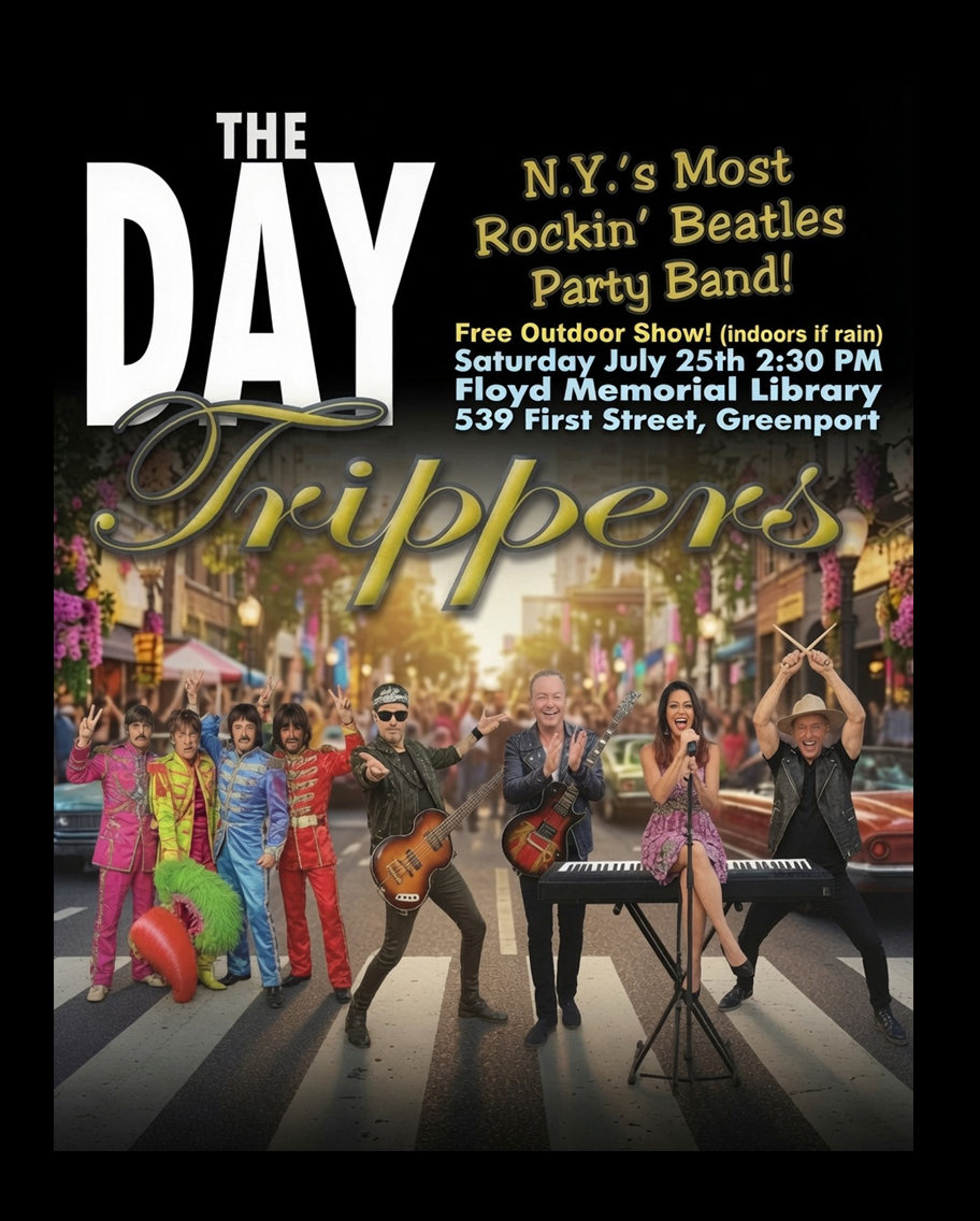 The Day - Tuesday July 28th 6:30 PM. The Day Trippers are bringing