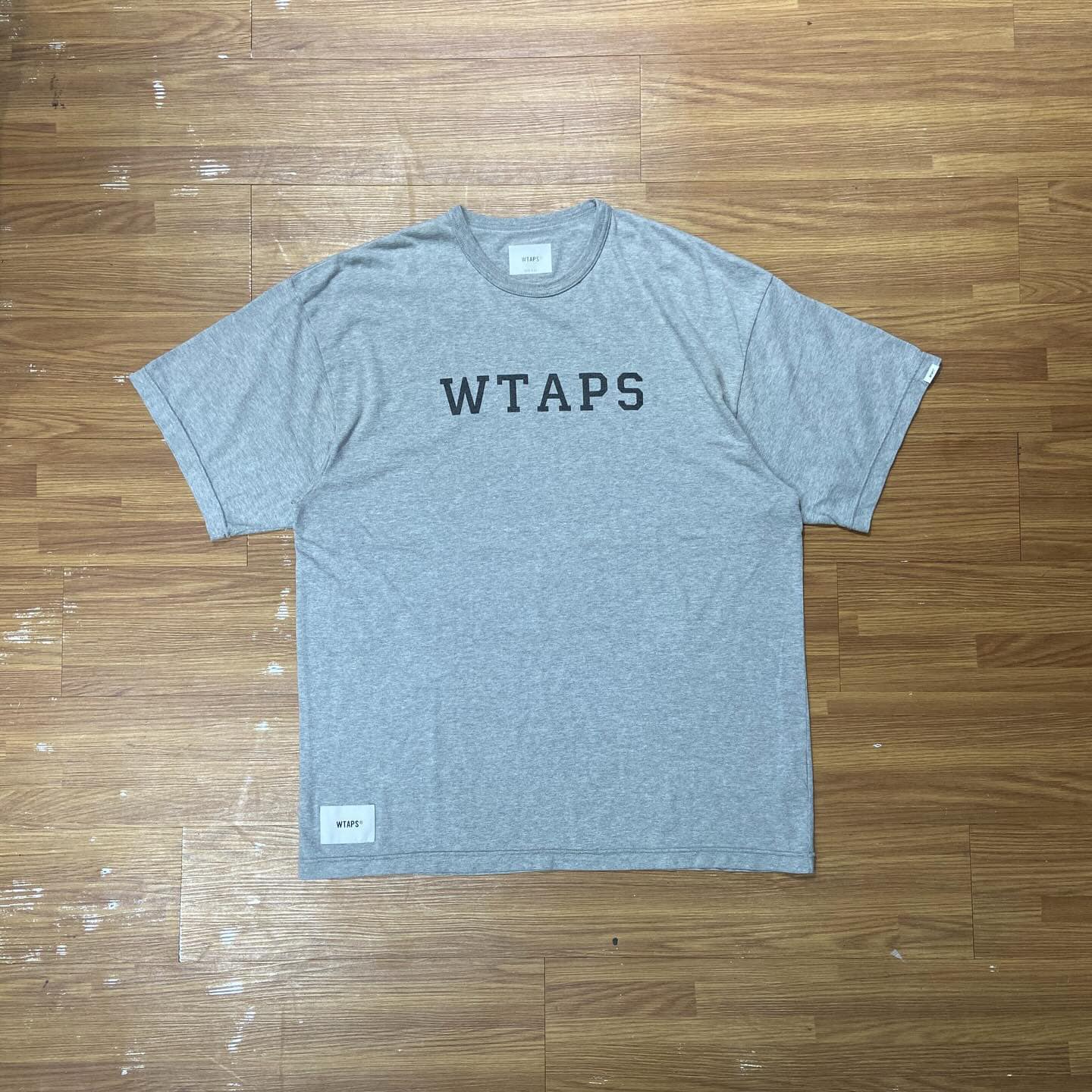 WTAPS ACADEMY SS / COPO. TEE (Made in Japan??） Grey XL 現貨價 