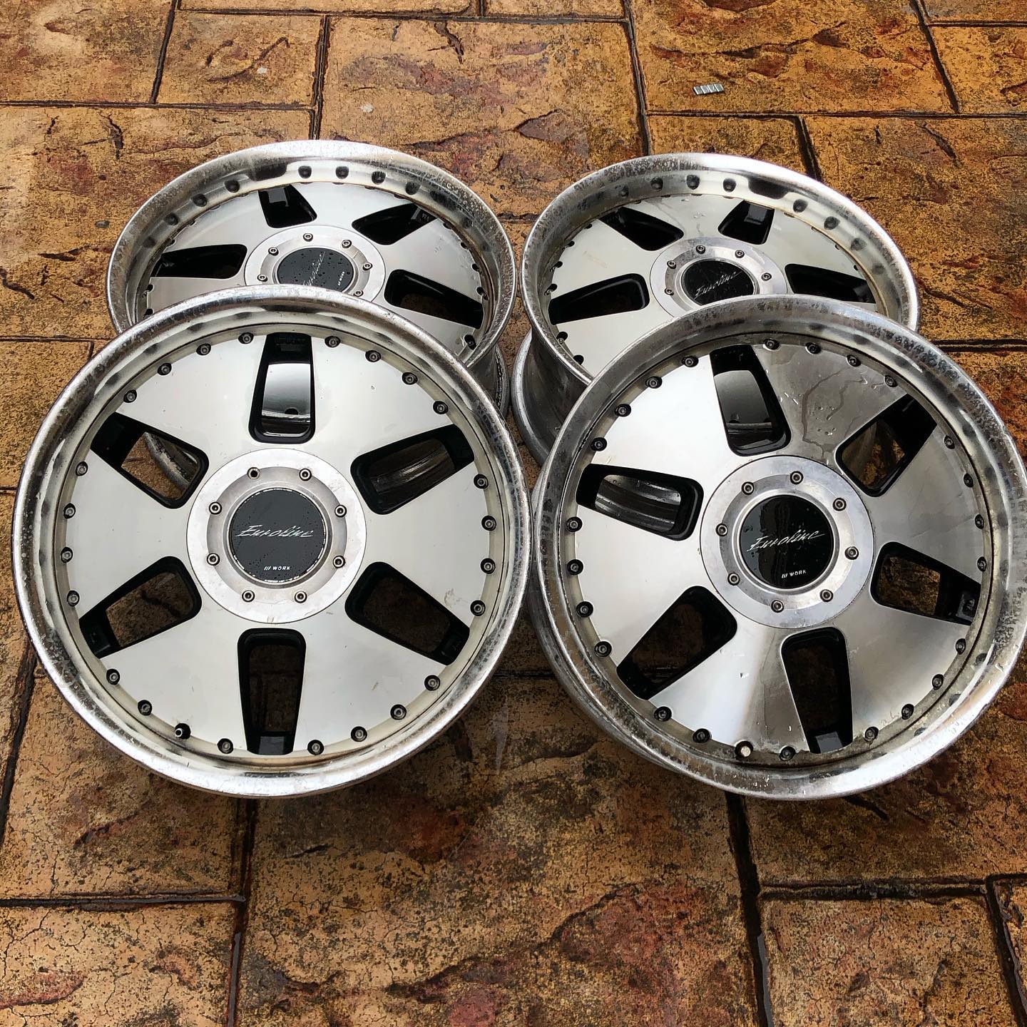 ORIGINAL WORK EUROLINE TYPE N MADE IN JAPAN SPEC: 17X7.5JJ PCD114 