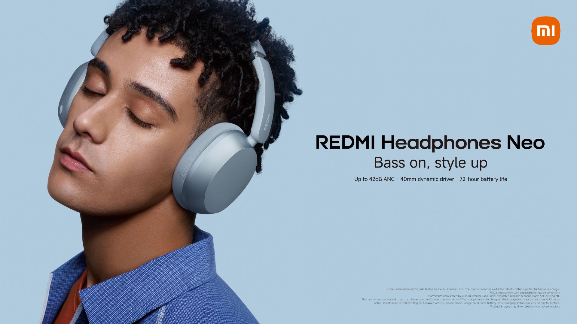 Close your eyes. Sink into blue. 💙 REDMI Headphones Neo — where
