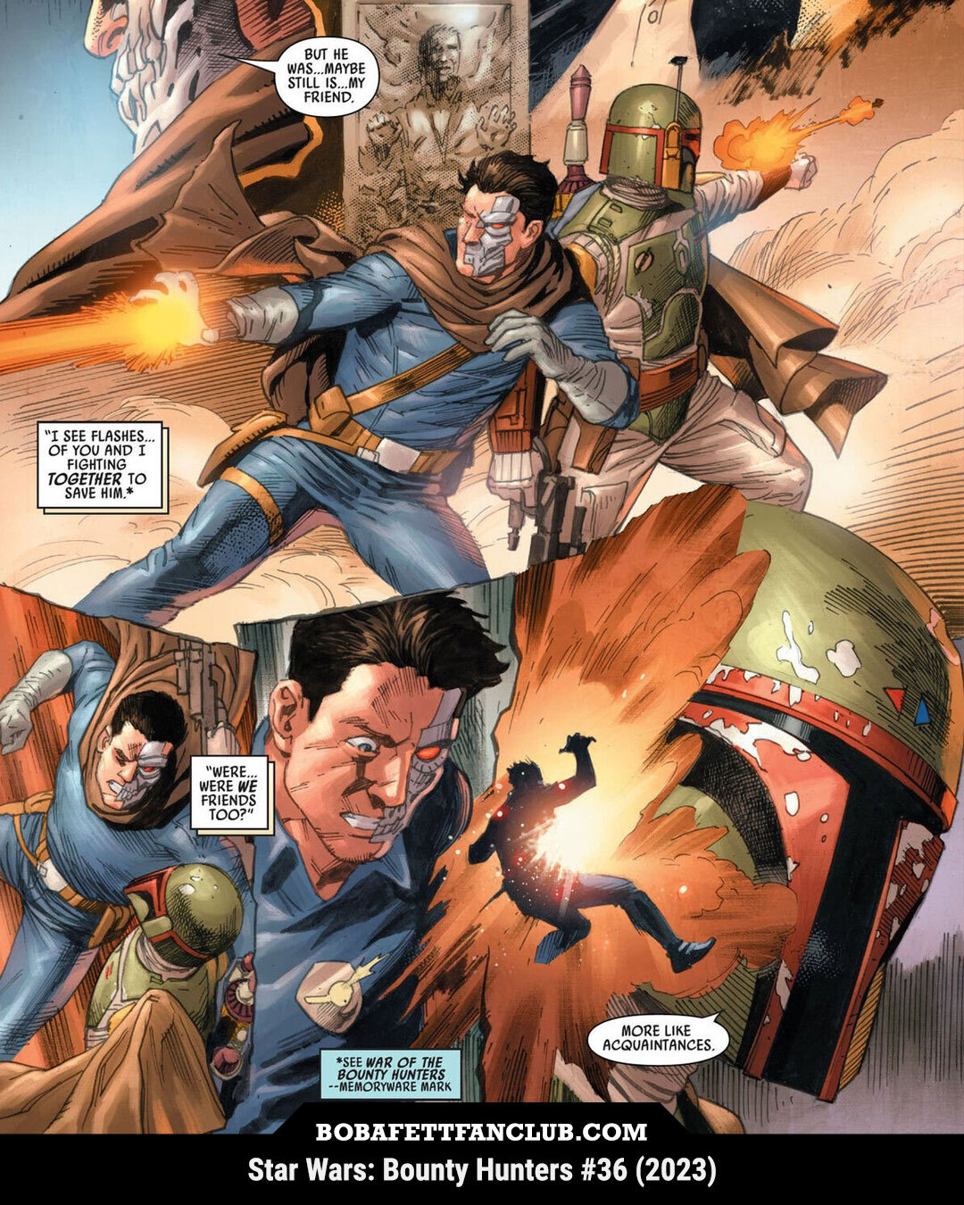 StarWars: Bounty Hunters #36 – written by Ethan Sacks with