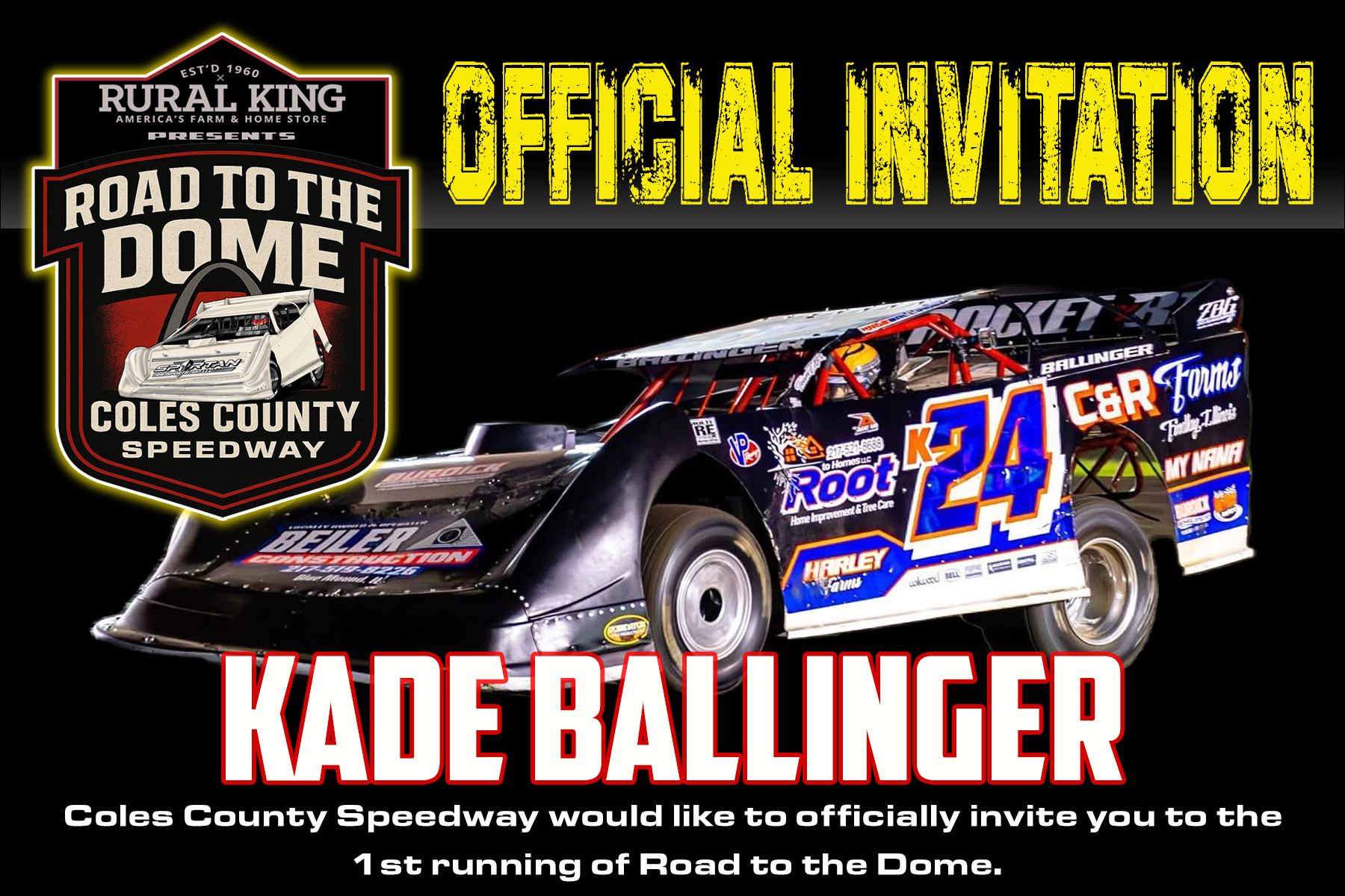 Kade Ballinger you are officially... - Coles County Speedway | Facebook