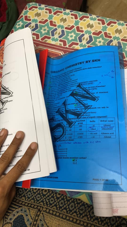 SKN - SKN ORGANIC CHEMISTRY WORKSHEET Fundamental...