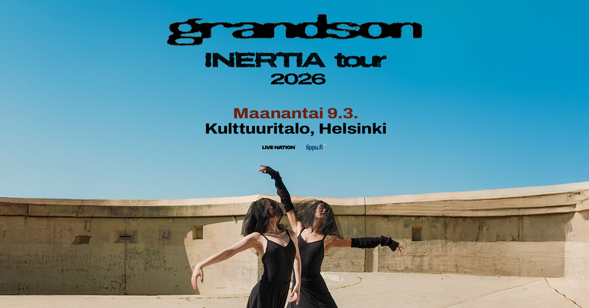 grandson (CA): INERTIA tour 2026, Kulttuuritalo, Helsinki 9.3.2026