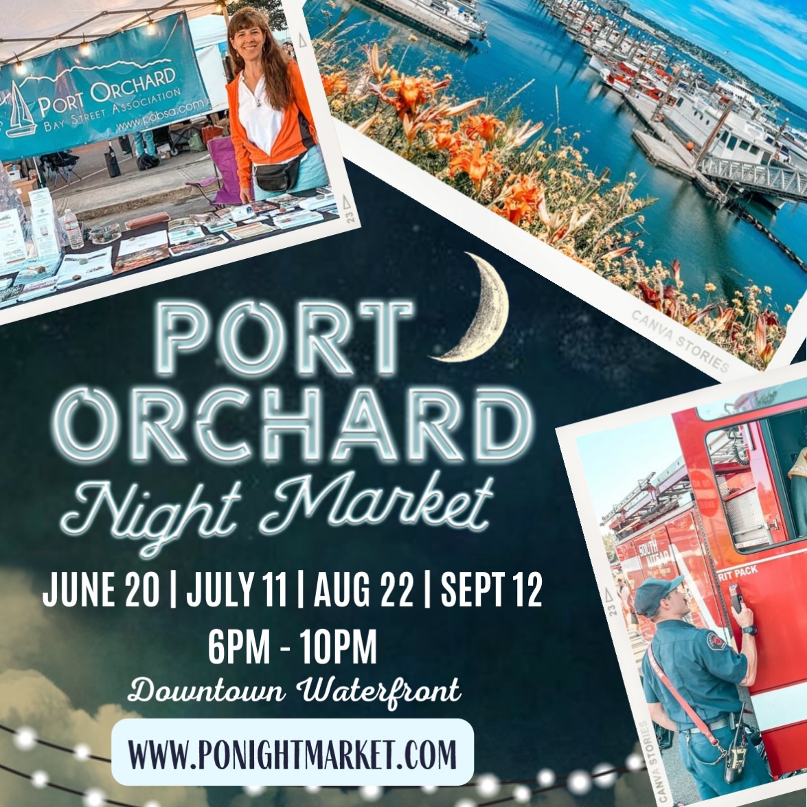 Port - New dates announced for the 2026 Port Orchard Night Market! We ...