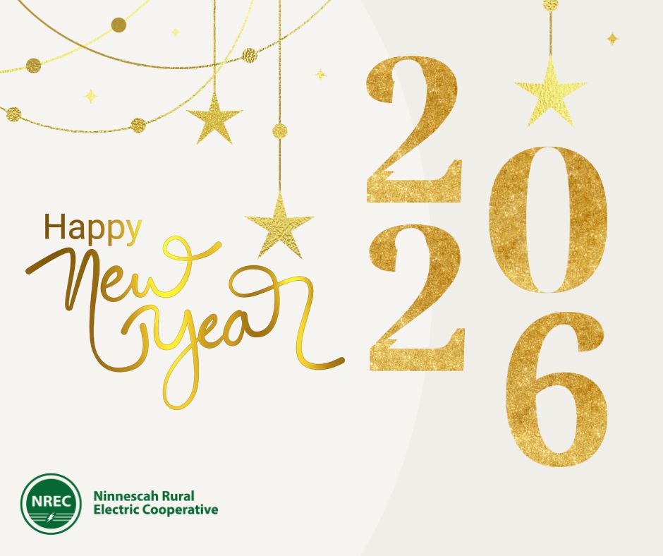 Happy New Year to... - Ninnescah Rural Electric Cooperative | Facebook