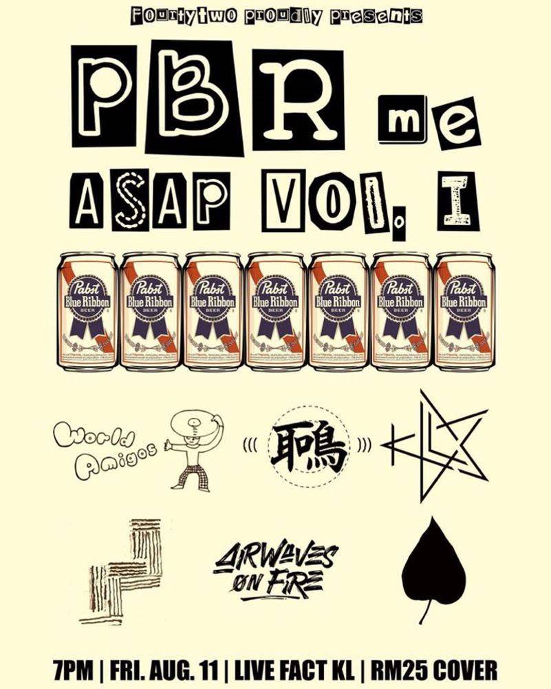 Rentak Sejuta Southeast Asia S 1 Music Performing Arts News Site Pbr Me Asap Vol 1 Live Fact 33 2 Plaza Danau 2 Taman Danau Desa Kuala Lumpur Tonight 11 8 17 Featuring