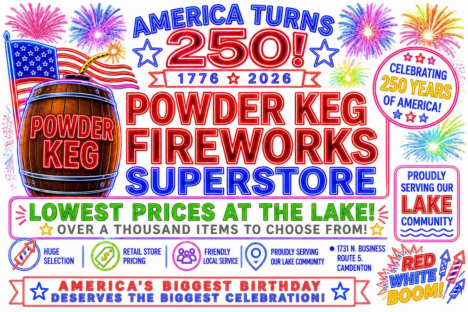 Hale fireworks Powder Keg | Camdenton MO