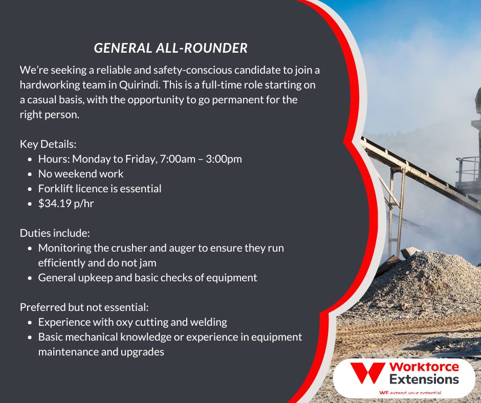 Workforce Extensions... - Workforce Extensions Tamworth