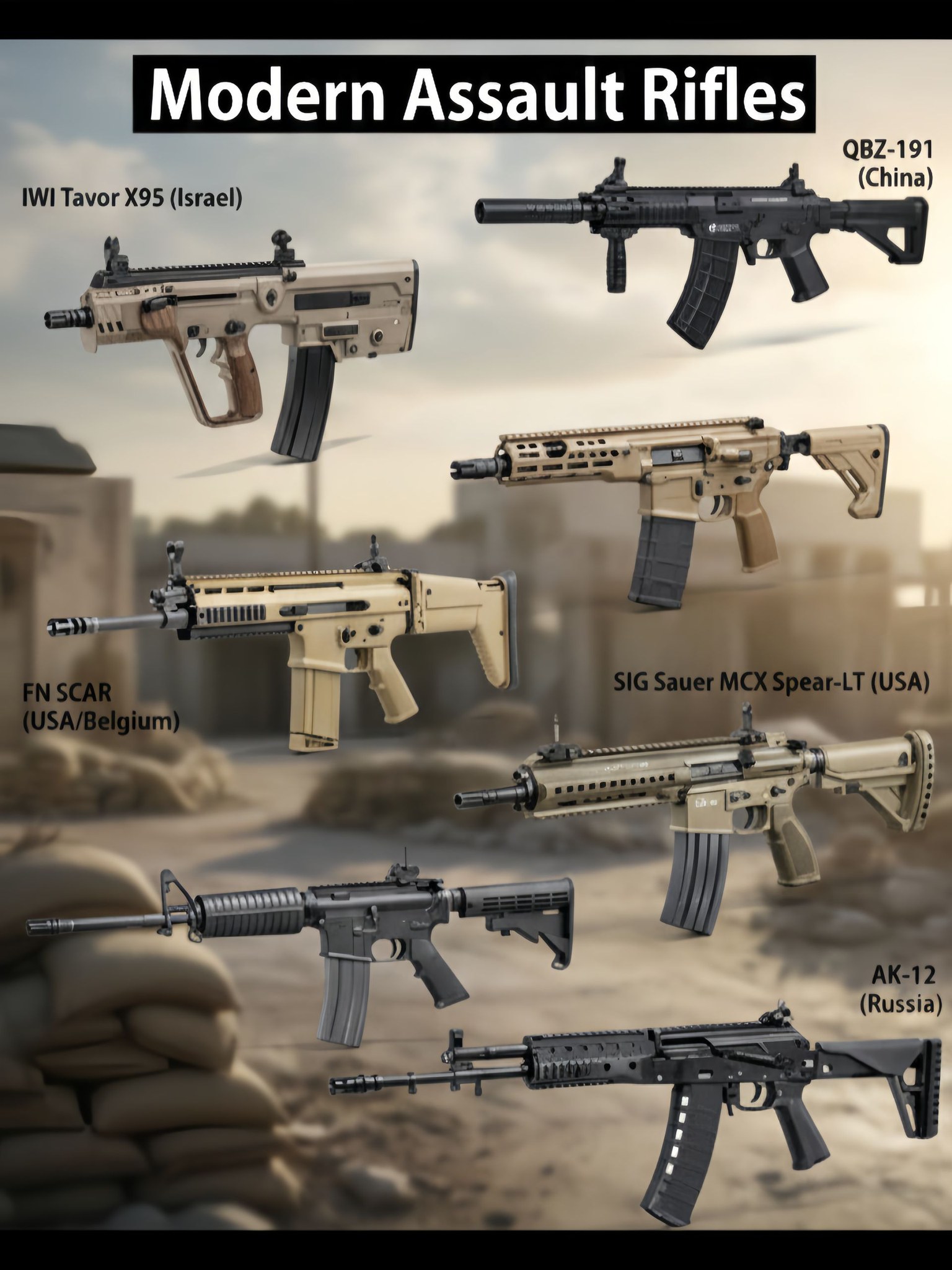 Vitória - Modern Assault Rifles from Around the World IWI Tavor X95 ...
