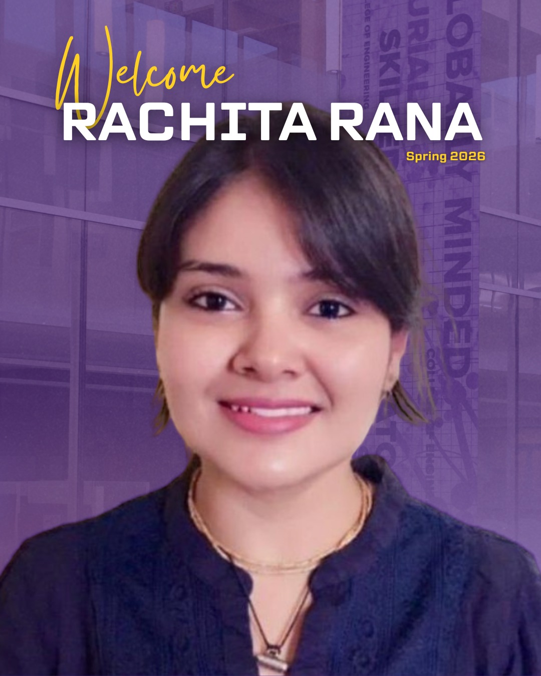 LSU - LSU ChE is excited to welcome Dr. Rachita Rana, whose research ...