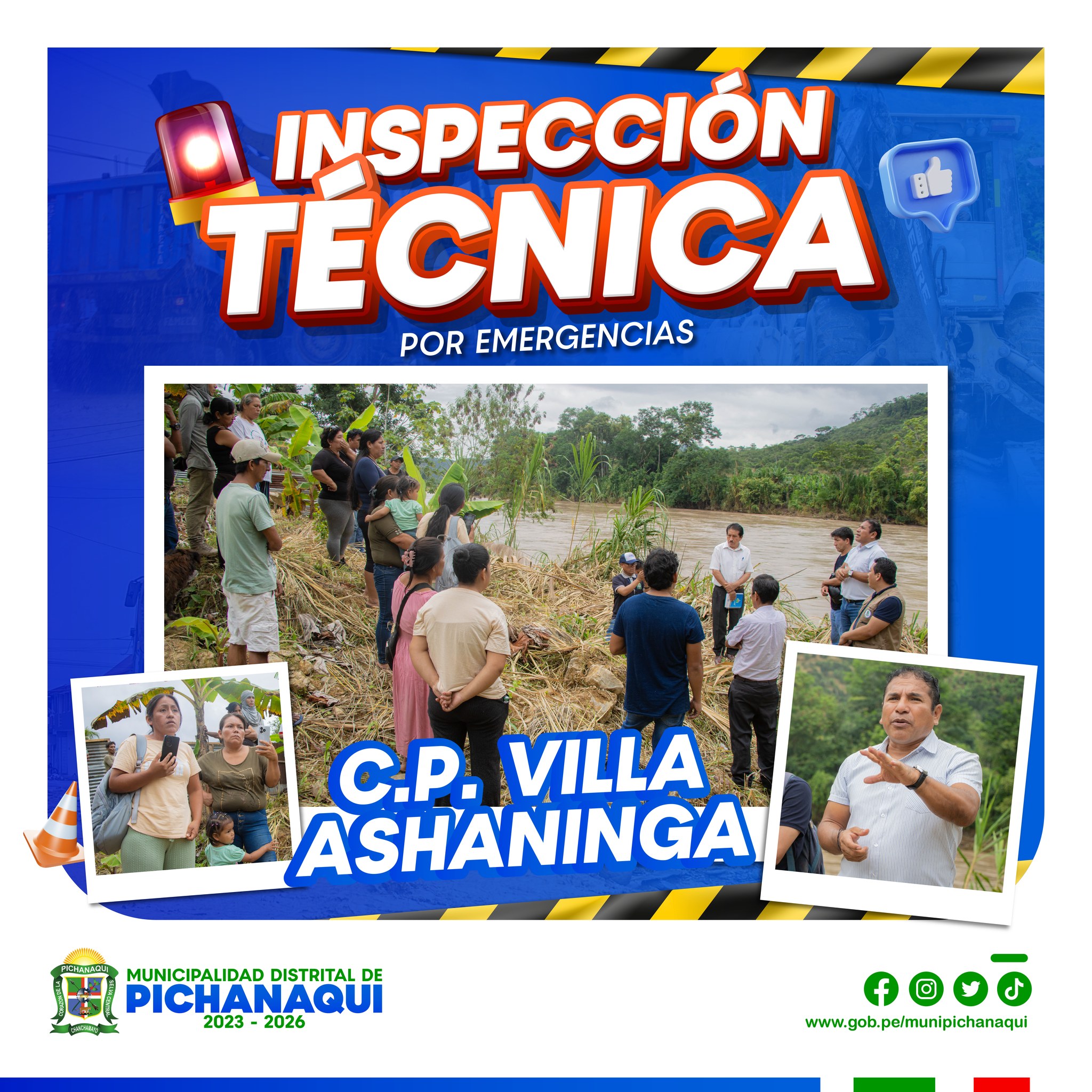 🟦🟩🟥👉... - Municipalidad Distrital de Pichanaqui 2023 - 2026 | Facebook