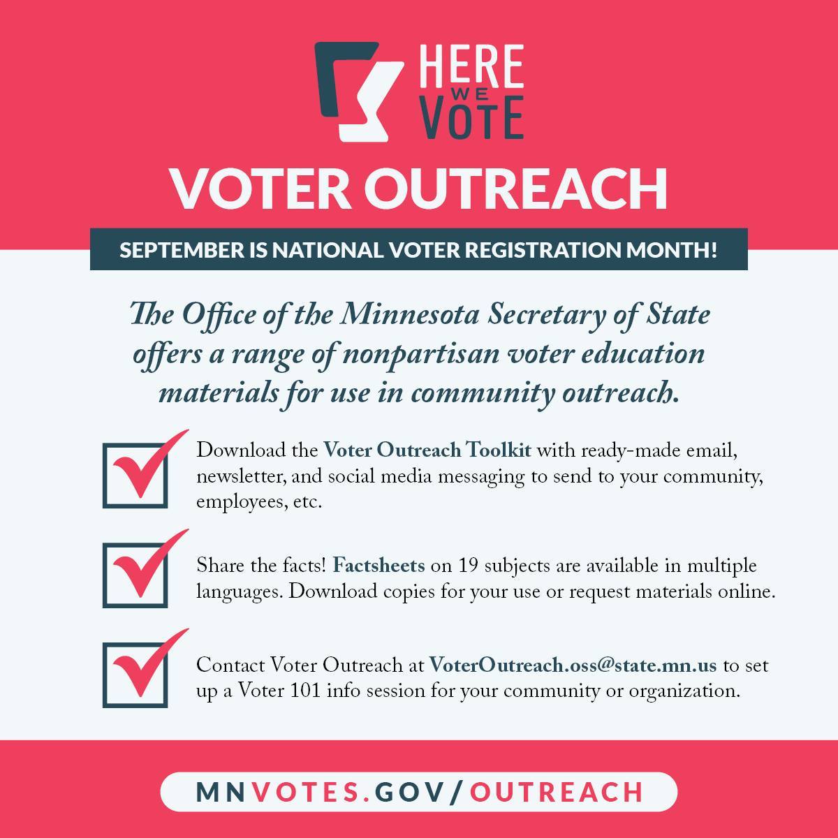 Community Voter Registration Outreach