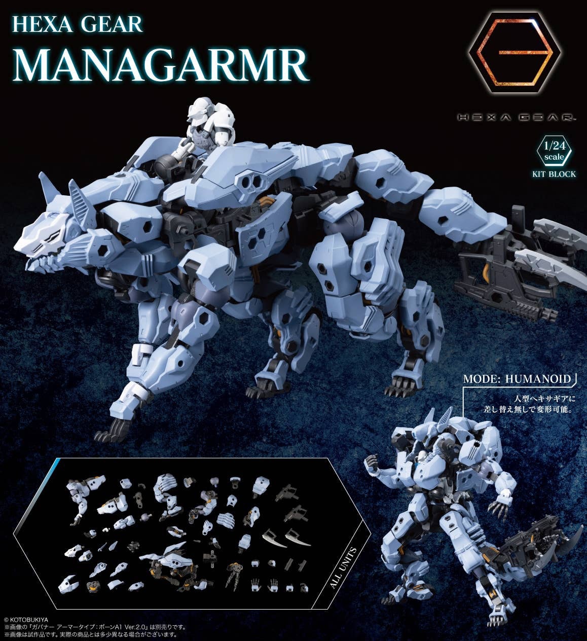 News #Kits #Kotobukiya #HexaGear] Kotobukiya - Hexa Gear - 1/24
