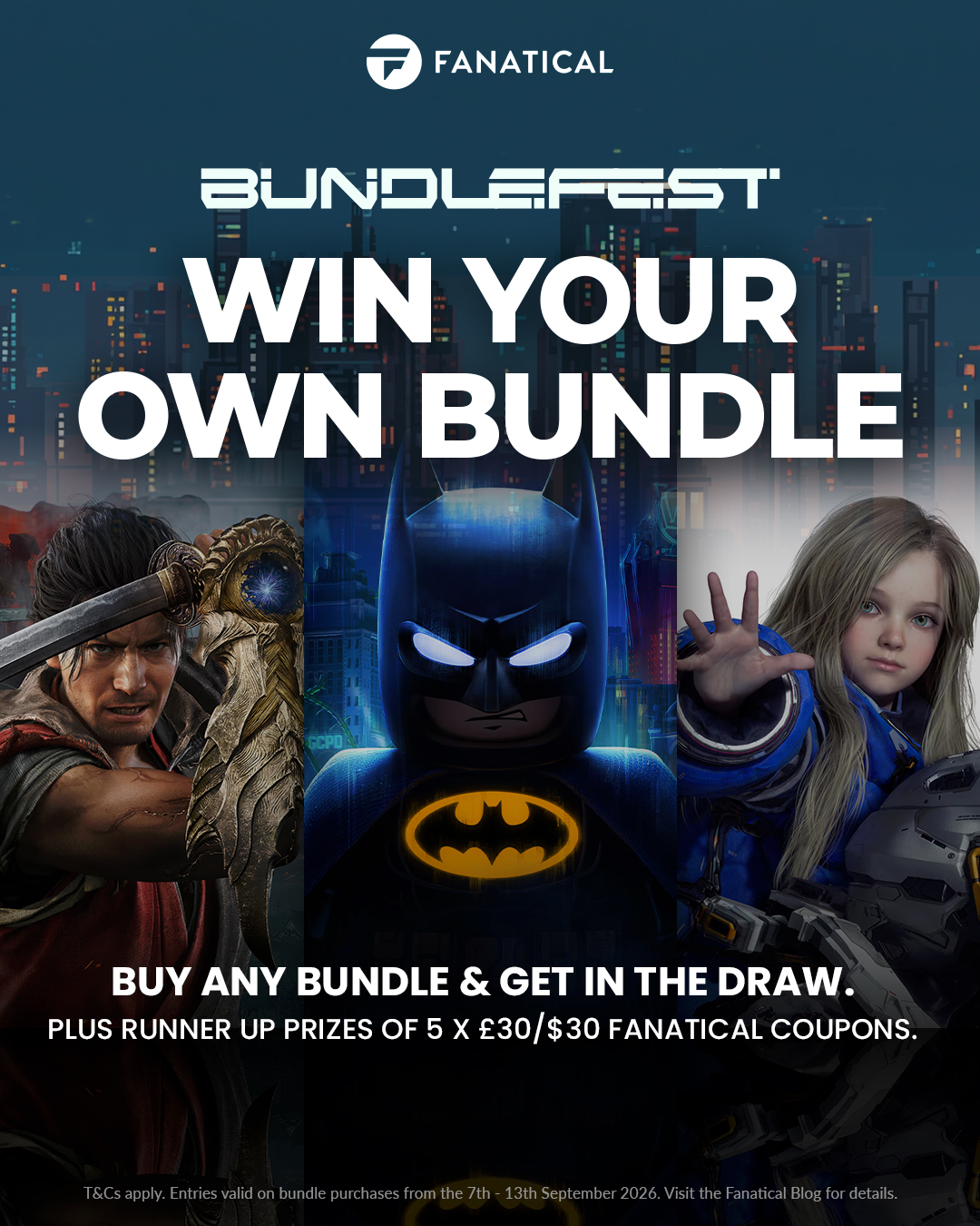 Buy a bundle, WIN your very own this Bundlefest! 🤯 You can win a