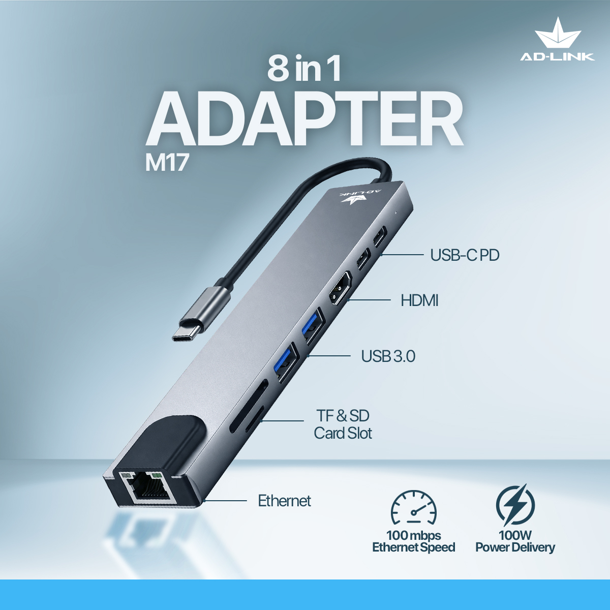 AD-LINK - Turn one Type-C port into a complete workstation. Connect to ...