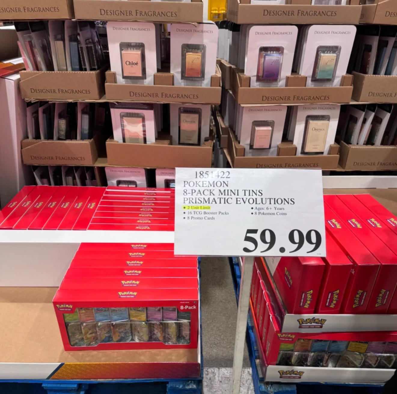 pokemon card tins costco Prismatic Evolutions 8-Pack Mini This set is ideal for experienced players who want to expand their collection or just have fun playing the game Pokemon Paldean Fates 5-pack Mini