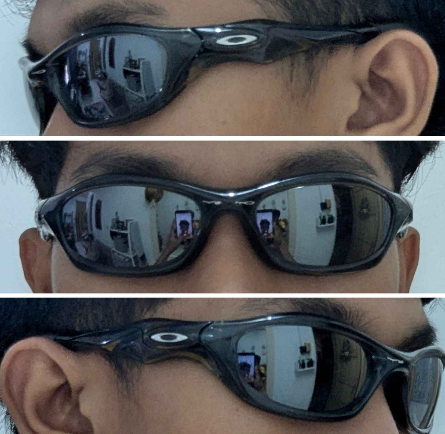 Vintage 2004 Oakley Unknown Crystal Black Sunglasses Y2K Gorpcore 
