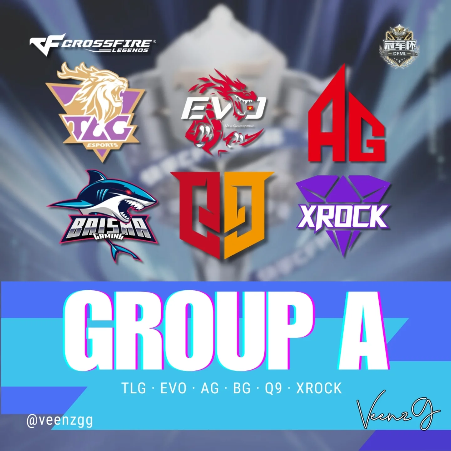 VeenzG - Here are the twelve participating teams in the... | Facebook